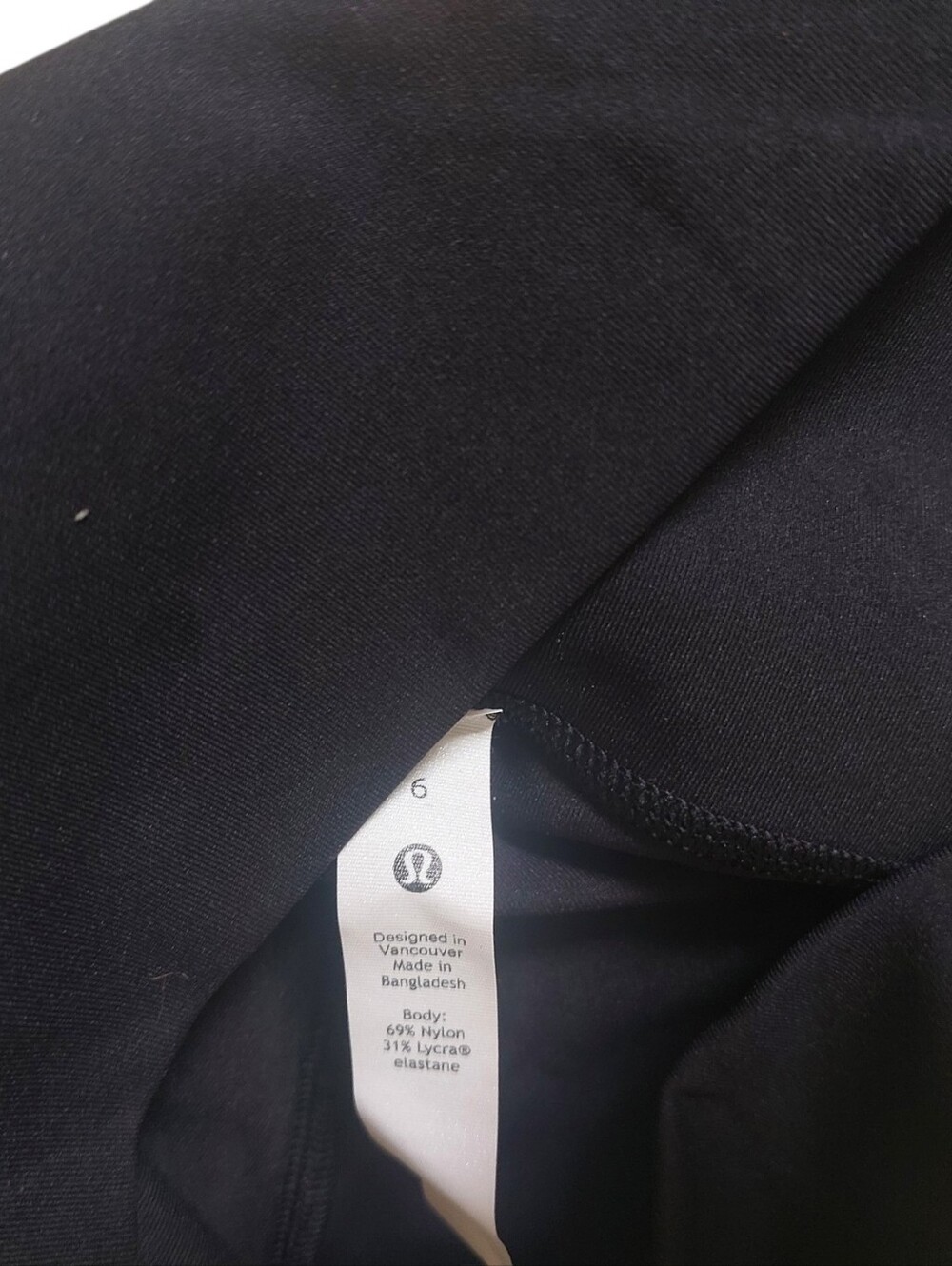 NWOT Lululemon Wunder Under high rise luxtreme 25" black size 6 - Picture 6 of 8